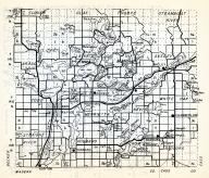 Hubbard County 2, Emma, Mantrap, Akeley, Nevis, Henrietta, Nevis, Badoura, Crow Wing, White Oak, Minnesota State Atlas 1954